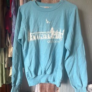 Oregon Blue Graphic Men's Sweater